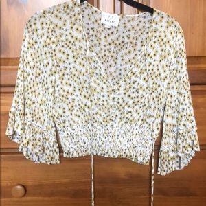 Floral crop top